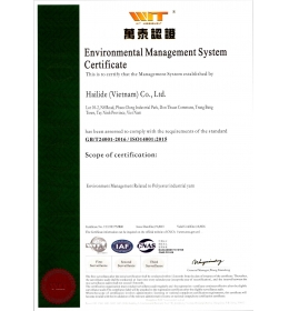 ISO 14001证书-越南