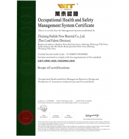 帘子布事业部体系认证